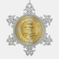 Elegant Gold Diamonds 50th Wedding Anniversary