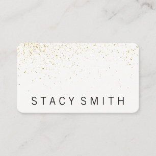 Elegant Gold Dust Business Card
