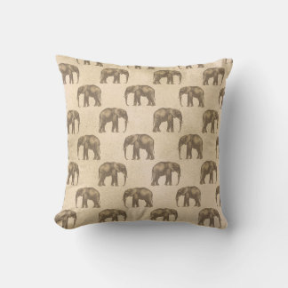 Elegant Gold Elephant Pretty Chic Stylish Throw Pillow