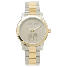 Elegant Gold Elephant Watch for Her
