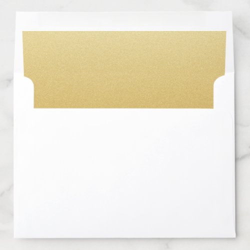 Elegant Gold  Envelope Liner