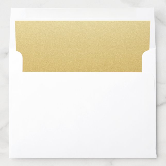 Elegant Gold  Envelope Liner (In Envelope)