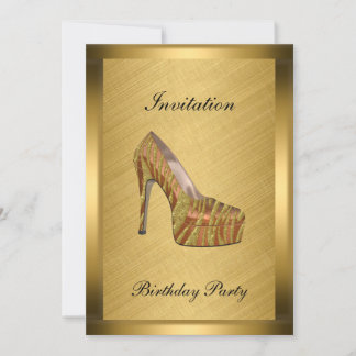 Elegant Gold Event Invitation