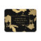 Elegant Gold Floral Pattern on Black Designer