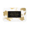 Elegant Gold Floral Pattern White Designer