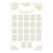 Elegant Gold Floral Peony Wedding Seating