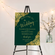 Elegant Gold Floral Wedding