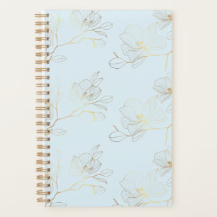 Elegant Gold Floral Weekly/Monthly Planner