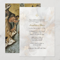 Elegant Gold Flowers Orthodox Christian Baptism