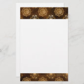 Elegant Gold Foil and Black Indian Mandala (Front/Back)