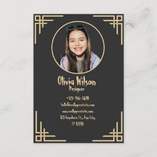 Elegant Gold Foil Business Card