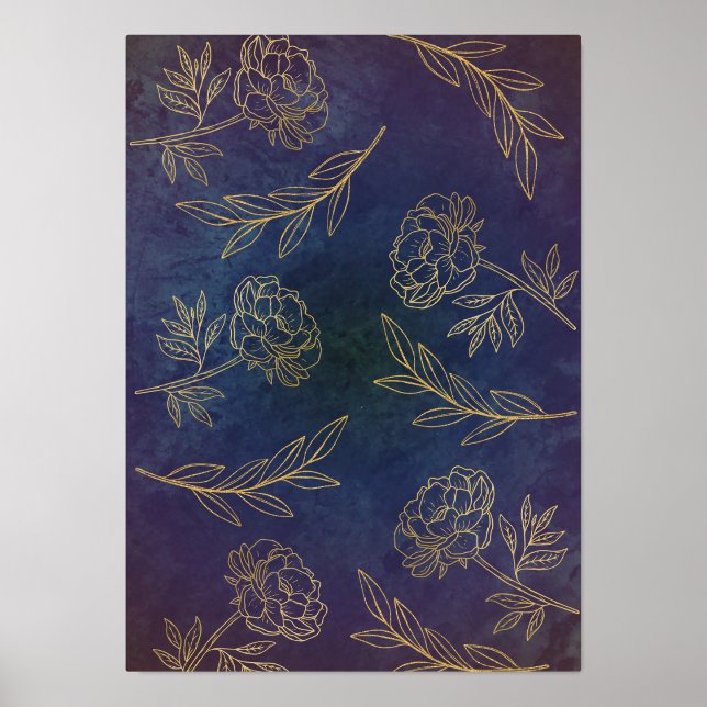 Elegant Gold Foil Design for a Luxurious Touch Foil Prints (Front)