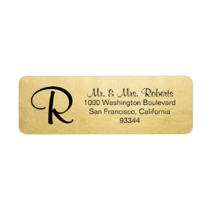 Foil Return Address Labels | Zazzle