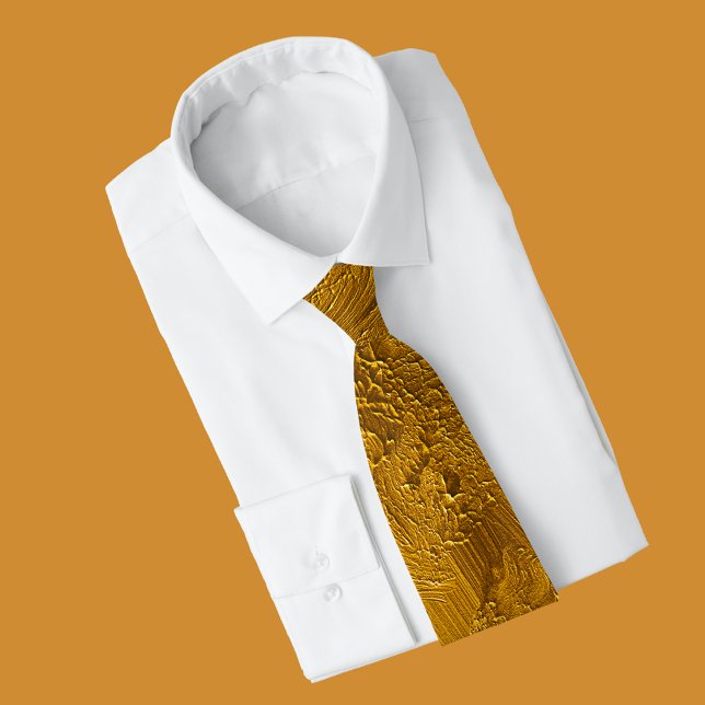 Elegant Gold foil  Neck Tie (Creator Uploaded)