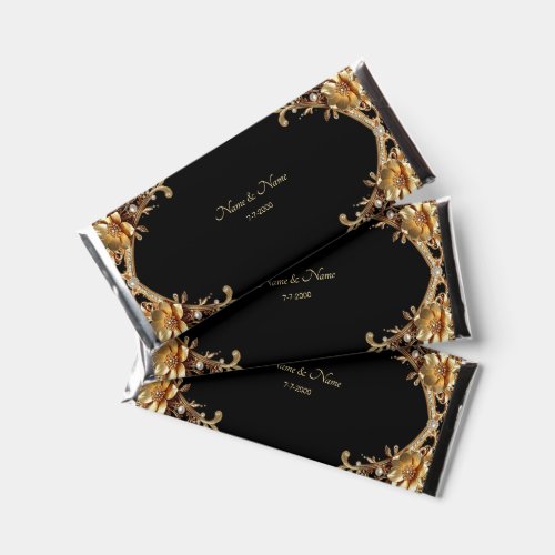 Elegant Gold Frame Hershey Bar Favors