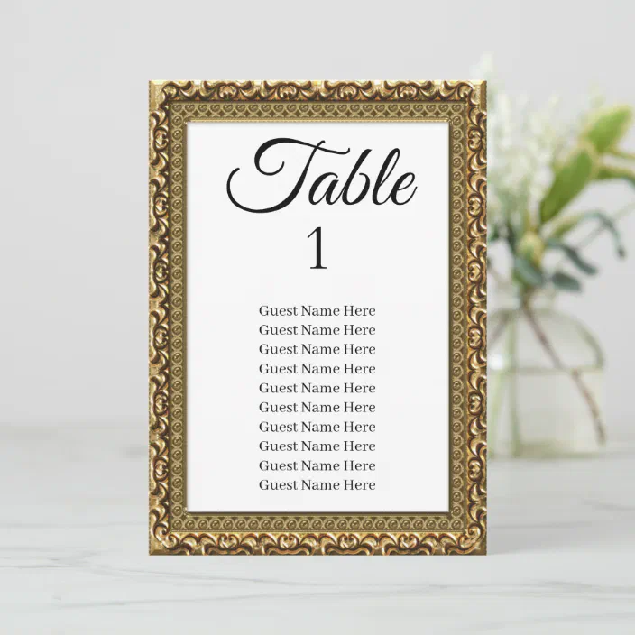 Wedding Table Plan Seating Sign Green Gold Botanical Geometric Frame Wedding Decorations Wedding Seating Chart