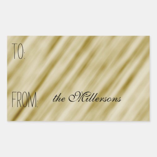 Elegant Gold Gift Tag