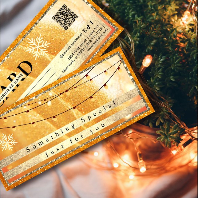 Elegant Gold Gift Voucher | Glitter and Pearl (Elegant Gold Gift Voucher | Glitter and Pearl #christmas #holidaygiftcard #lightsandgold #bright)