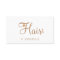 Elegant gold glam hairstylist salon