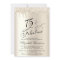 Elegant Gold Glitter 75th Birthday Party