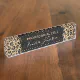 Elegant Gold Glitter Black Leopard Print Desk Name Plate | Zazzle