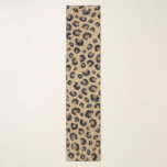 Elegant Gold Glitter Black Leopard Print Scarf<br><div class="desc">A Stylish black leopard print and faux gold glitter gradient chic photo print brings an elegant touch to special celebration events or glam feminine home decor,  featuring glam black,  gold,  and white colors,  cat,  leopard,  cheetah,  animal print,  with unique vibrant fashion colors,  shining sparkles faux glitter image print.</div>
