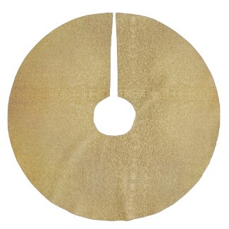 Elegant Gold Glitter Christmas Tree Skirt
