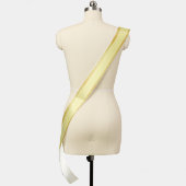 Elegant Gold Glitter Glamour Template Modern Large Sash (Mannequin)