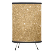 Elegant gold glitter lamp shade (Left)