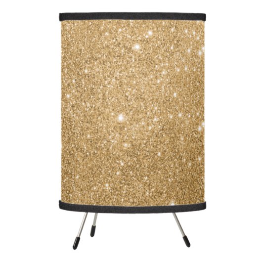 Elegant gold glitter lamp shade (Left)