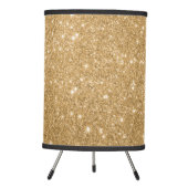Elegant gold glitter lamp shade (Front)