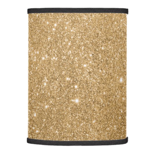 Elegant gold glitter lamp shade (Right)