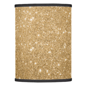 Elegant gold glitter lamp shade