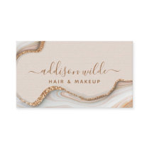 Elegant Gold Glitter Marble Agate Modern Chic Business Card Elegant Gold Glitter Marble Agate Modern Chic Business Card