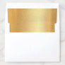 Elegant Gold Glitter Modern Glamour Golden Design Envelope Liner