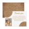 Elegant Gold Glitter Photo Birthday Thank you
