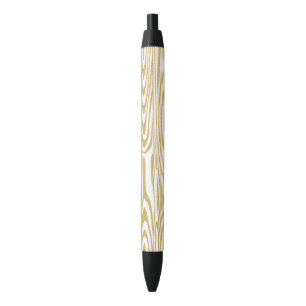 Elegant Gold Glitter Texture Print Pen