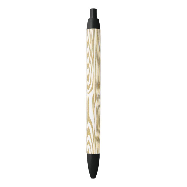 Elegant Gold Glitter Texture Print Pen (Front Vertical)