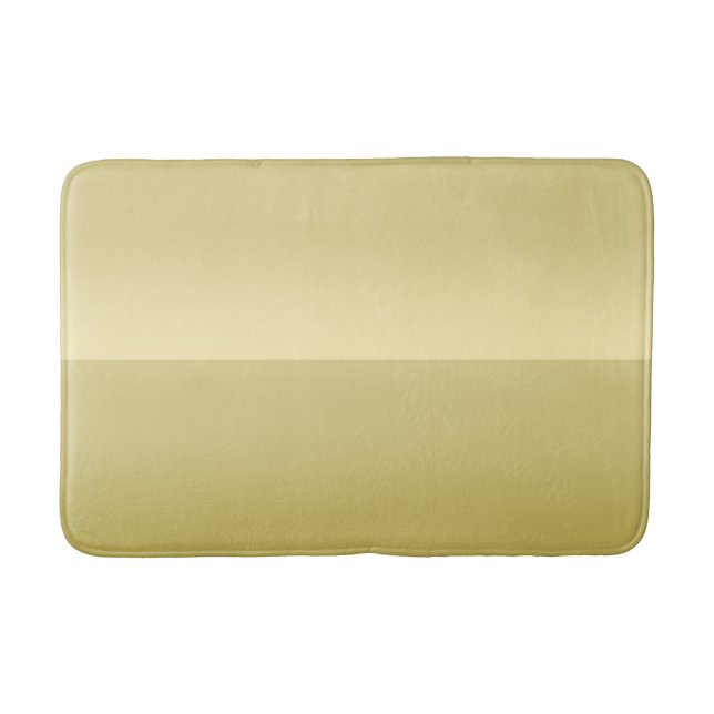 Elegant Gold gradient Monogram Personalized name Bath Mat (Front)