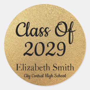 Elegant Gold Graduation Envelope Seals