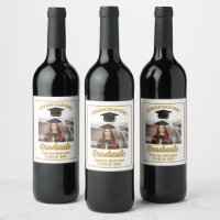 Elegant Gold Graduation Party Personalized Photo
