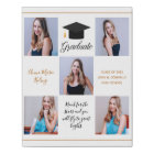 Elegant Gold Graduation Senior Photo Collage 2025