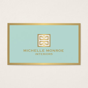 interior designer business card