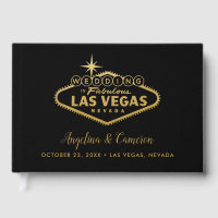 Elegant Gold Las Vegas Sign