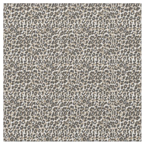 Elegant gold leopard animal print pattern fabric