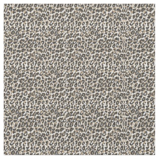 Elegant gold leopard animal print pattern fabric