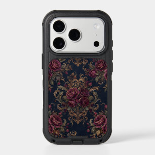 Elegant Gold Line Art Tropical Botanical iPhone 17 Pro Case