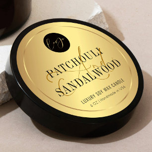 Elegant Gold Logo Business Packaging Product Label