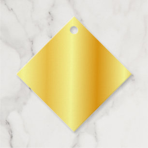 Elegant Gold Look Blank Template Add Your Text Favor Tags