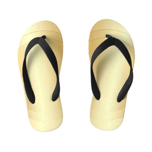 Elegant Gold Look Glamorous Modern Template Kids Flip Flops